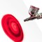 1 oz Red Water-Based Air Brush Paint for Skin - Face & Body Airbrush Paint for Halloween, Cosplay, Theatrical Makeup & Temporary Tattoos